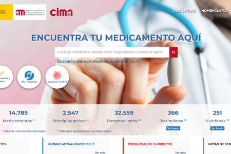 La AEMPS facilita las consultas sobre dispensación de medicamentos sujetos a prescripción médica a través del CIMA