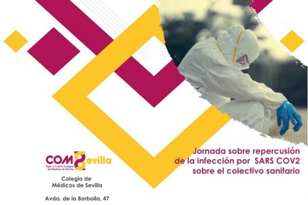 El Colegio de Médicos de Sevilla celebra la ‘Jornada sobre repercusión de la infección por SARS.CoV.2 sobre el colectivo sanitario’ este martes 22