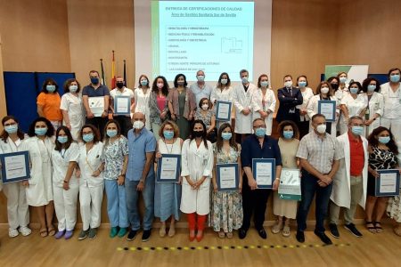 Ocho unidades del Área de Gestión Sanitaria Sur de Sevilla reciben la certificación de la Agencia de Calidad Sanitaria de Andalucía