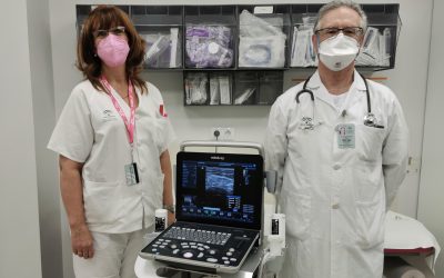 El Hospital de Valme incorpora la ecografía al ámbito de la Nutrición como nueva herramienta para predecir complicaciones de enfermedades