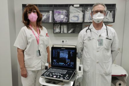El Hospital de Valme incorpora la ecografía al ámbito de la Nutrición como nueva herramienta para predecir complicaciones de enfermedades