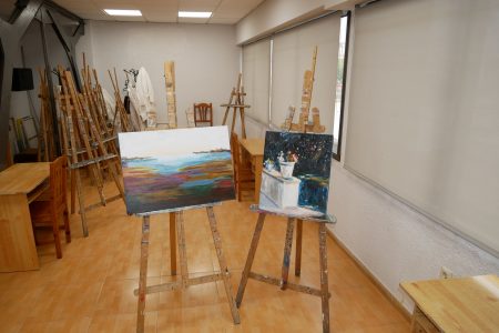 Se reabre el aula de pintura