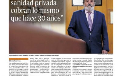 «Los médicos de la sanidad privada cobran lo mismo que hace 30 años»