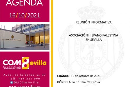 Reunión informativa de la Asociación Hispano Palestina en Sevilla