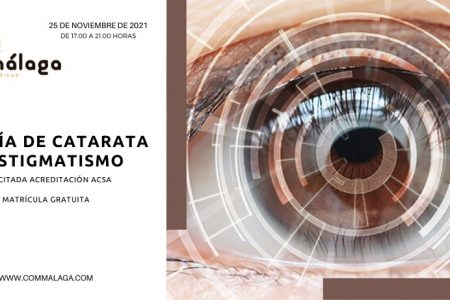 El Colegio de Médicos de Málaga organiza un curso de formación continuada en Cirugía de Catarata y Astigmatismo