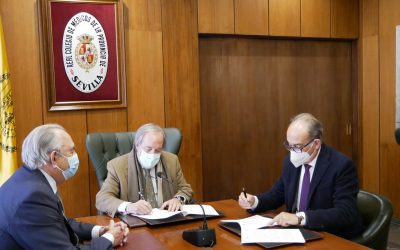 Firma de Convenio entre el Colegio de Médicos de Sevilla y la Universidad Loyola de Sevilla