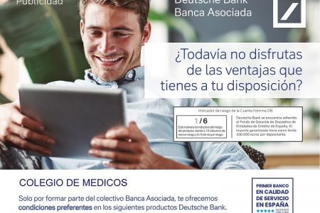 ¿Todavía no disfrutas de las ventajas que tienes a tu disposición con Deutsche Bank?