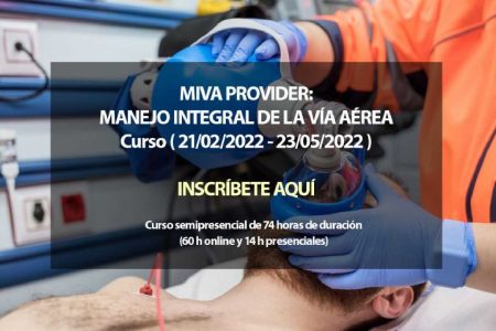 Curso semiprencial «MIVA PROVIDER: MANEJO INTEGRAL DE LA VÍA AÉREA»