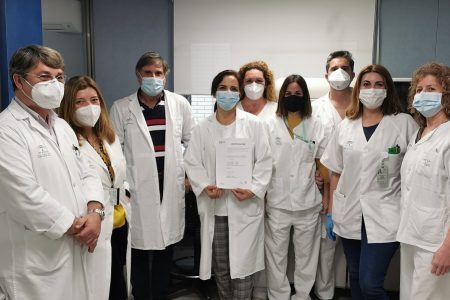 El Hospital de Valme logra la certificación nacional CAT de calidad en transfusión sanguínea