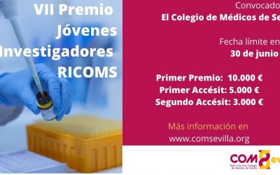 Convocado el VII Premio para Jóvenes Investigadores RICOMS