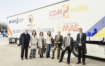 El Colegio de médicos y la Fundación MAS envían otro camión a Ucrania con ayuda humanitaria