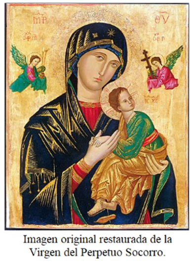 LA  VIRGEN DEL PERPETUO SOCORRO, PATRONA DE LOS MÉDICOS ESPAÑOLES