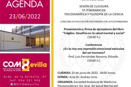 Clausura del 5º Itinerario de Psicosomática y Filosofía de la Ciencia