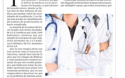 ¿FALTA DE MÉDICOS?