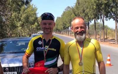 El Dr. David León destaca en las pruebas de ciclismo de los Medigames