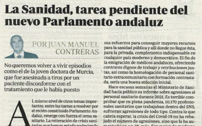 La Sanidad, tarea pendiente del nuevo Parlamento andaluz