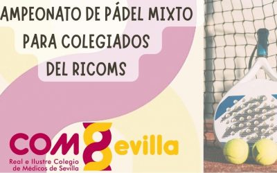 Cuadro de juego del I Campeonato de Pádel Mixto del RICOMS