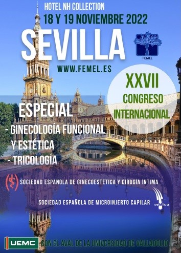 Sevilla acoge el XXVII CONGRESO INTERNACIONAL  GINECOESTÉTICA, TRICOLOGÍA Y MICROINJERTO CAPILAR