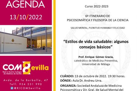 6º Itinerario de Psicosomática y Filosofía de la Ciencia: Estilos de vida saludable: algunos consejos básicos