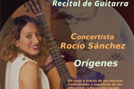 Recital de guitarra de Rocío Sánchez en el RICOMS
