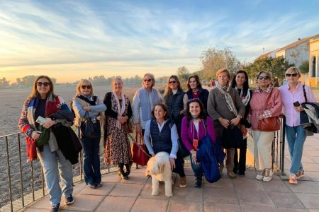 Convivencia de los alumnos del Taller de Pintura del RICOMS en El Rocío
