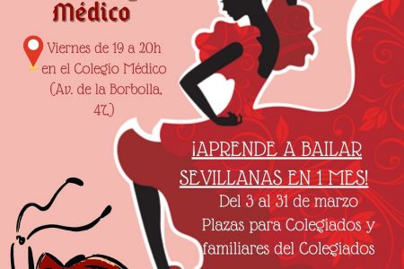 Curso intensivo de sevillanas en el Colegio de Médicos