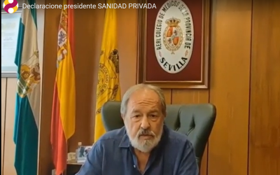 Comunicado del presidente del Colegio de Médicos sobre Sanidad Privada