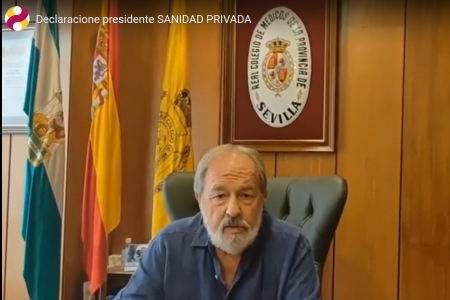 Comunicado del presidente del Colegio de Médicos sobre Sanidad Privada