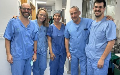 Premio europeo para un equipo del Virgen del Rocío que coloca una segunda válvula en el corazón de un niño a través del hígado