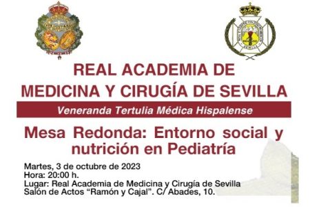 Mesa Redonda “Entorno social y nutrición en Pediatría”