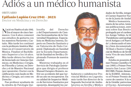 In memoriam Dr. D. Epifanio Lupión Cruz