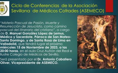 Nueva conferencia de la Asociación de Médicos Cofrades (ASEMECO) en el RICOMS
