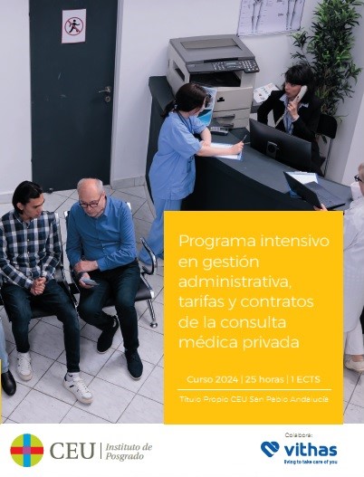 Programa intensivo en gestión administrativa, tarifas y contratos de la consulta médica privada