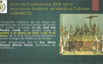 Conferencia «Evolución histórica de los pasos de misterio en la Semana Santa de Sevilla» (1ª parte)