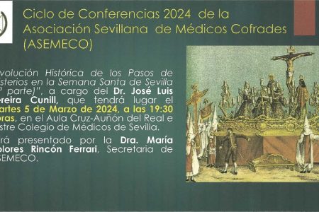 Conferencia «Evolución histórica de los pasos de misterio en la Semana Santa de Sevilla» (1ª parte)