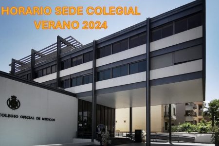 Horario de verano 2024 en la sede colegial