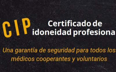 El Certificado de Idoneidad Profesional de la OMC es una garantía para los médicos cooperantes y voluntarios y las ONGDs con las que colaboran