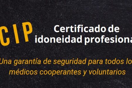 El Certificado de Idoneidad Profesional de la OMC es una garantía para los médicos cooperantes y voluntarios y las ONGDs con las que colaboran