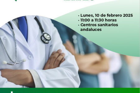 Los médicos andaluces se concentran en señal de protesta contra la reforma del Estatuto Marco
