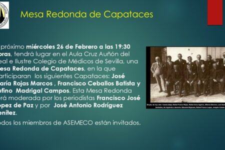 ASEMECO anima la precuaresma con una mesa redonda de capataces
