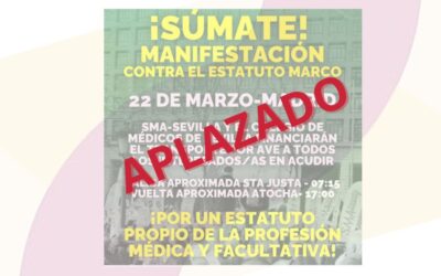 Aviso a los colegiados que se sumaron a la manifestación del 22 de marzo en Madrid