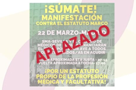 Aviso a los colegiados que se sumaron a la manifestación del 22 de marzo en Madrid