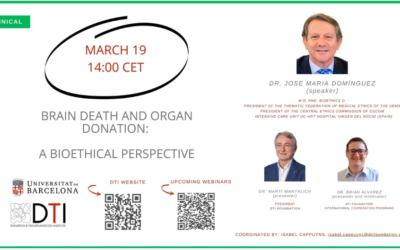 DTI clinical webinar “Brain death and organ donation: a bioethical perspective”