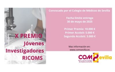 Se convoca el X Premio para Jóvenes Investigadores del RICOMS