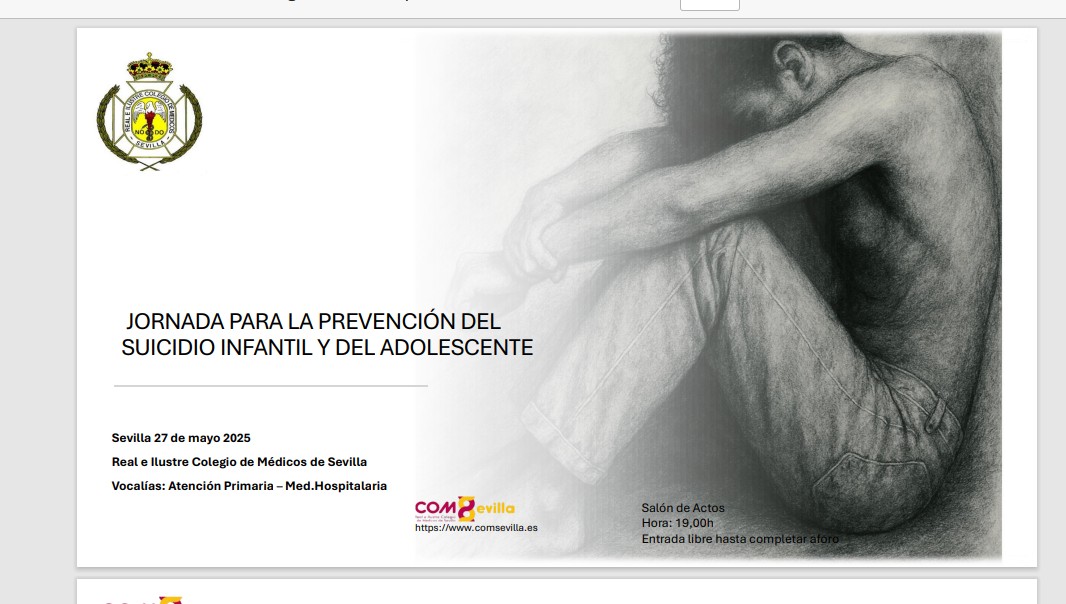 Jornada para la prevención del suicidio infantil y del adolescente - RICOMS