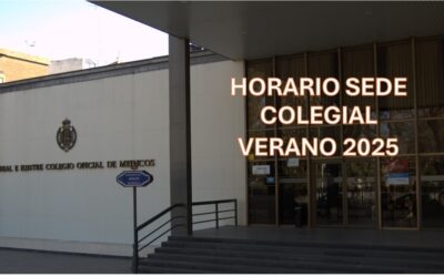 Horario de verano 2025 en la sede colegial