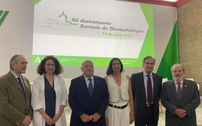 El Colegio de Médicos de Sevilla participa en el acto de celebración del 50 Aniversario de Dermatología del Virgen del Rocío destacando este servicio como un “referente en asistencia, docencia e investigación a nivel internacional”