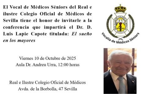 La Vocalía de Médicos Séniors arranca su nuevo programa de actividades con una conferencia sobre «El sueño en los mayores»