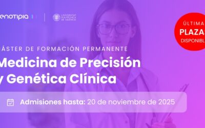 Últimas plazas para el Máster en Medicina de Precisión y Genética Clínica – Descuento exclusivo para colegiados/as