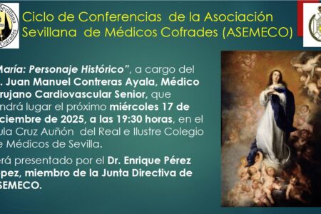 «María, personaje histórico», conferencia del Dr. Juan Manuel Contreras Ayala organizada por ASEMECO